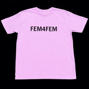 FEM4FEM Pink Short Sleeve Tee